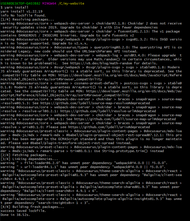 install
